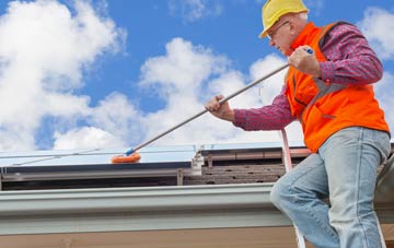 Taffs Well soft wash roof cleaning